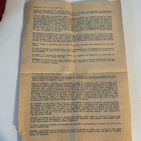 New vintage antique ZOELLER 1940’s-1950’s from West Germany smallest iron - Picture 9 of 16